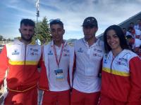 Cuatro gallegos en el campeonato de Europa de slalom que se celebra en Eslovaquia