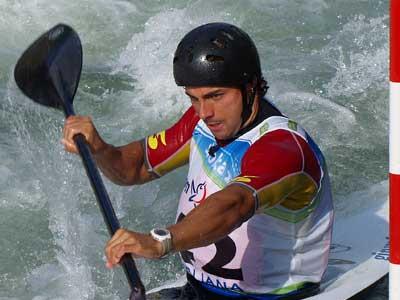 El irundarra Joan Crespo marcó el mejor crono de todos los participantes del Test preolímpico de Slalon JJ.OO. DE LONDRES 