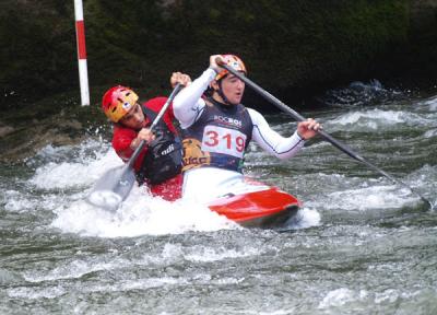 El río Ulla vivió durante todo el día de hoy una intensa jornada de slalom