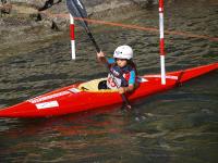 Los infantiles del Club Piragüismo Val Miñor-Frioya viajaron hoy a Sabero para disputar mañana el nacional de Slalom