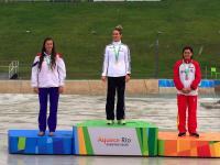 Maialen Chourraut  se colgó la medalla de bronce en el Test Olímpico Río 2016