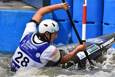 Pau Echaniz termina octavo en el K1 tras una complicada jornada