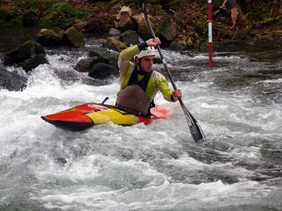 Un centenar de deportistas en la 2º competición de la Liga Gallega de Slalom Olímpico.