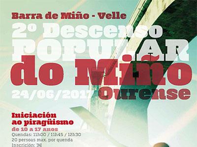 500 palistas en la  49º Edición del Descenso el Miño en Ourense