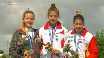 Bronce para Andrea Vázquez en el Europeo de maraton de Portugal Bronce para Andrea Vázquez en el Europeo de maraton de Portugal