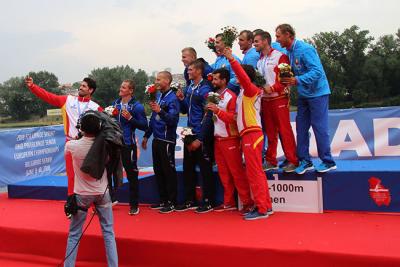 Bronce para Sieiro, Vallejo y Millán en el europeo de Belgrado Bronce para Sieiro, Vallejo y Millán en el europeo de Belgrado