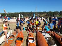 Cerca de 500 deportistas en la IV regata provincial de Catoira