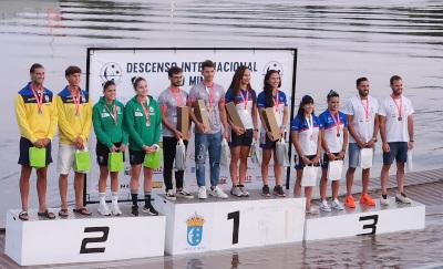 Club Kayak Tudense logra la victoria en el descenso del Miño