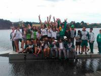 El club escuela de piragüismo Ciudad de Pontevedra campeón de España de jóvenes promesas