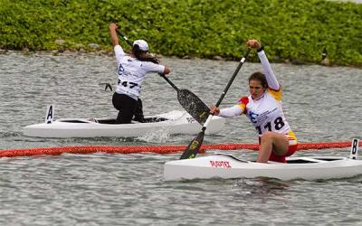 El equipo español clasifica dos palistas entre los top 10 de C1 y K1 sprint del clasificatorio mundial YOG de piragüismo