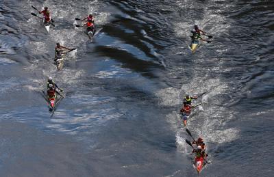 El K2 del Club La Ribera Oviedo de Kayak vencedor absoluto de la primera edición de la Gold River Race Xacobeo 21-22 El K2 del Club La Ribera Oviedo de Kayak vencedor absoluto de la primera edición de la Gold River Race Xacobeo 21-22