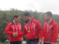 El Kayak Tuedense ganador del campeonato gallego de pista senior, junior y cadete.