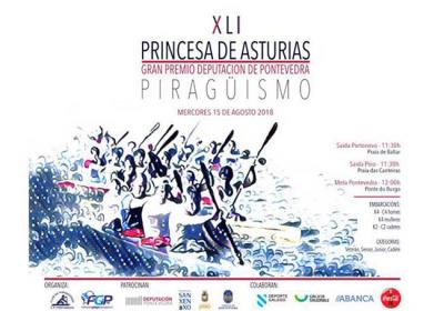 El trofeo Princesa Asturias se disputa el miércoles en aguas de la ría de Pontevedra