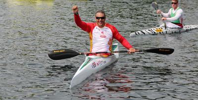 Javier Reja, el primer palista paralimpico español Javier Reja, el primer palista paralimpico español