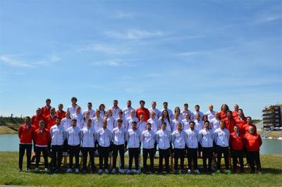 La delegación española ya prepara en Račice la Copa del Mundo de Sprint Olímpico