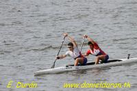 Los palistas del RCN Rodeira David Barreiro y Pablo Graña se proclamaron campeones en la categoría sénior del C-2 1000 m de la I Copa de España de Sprint Olímpico