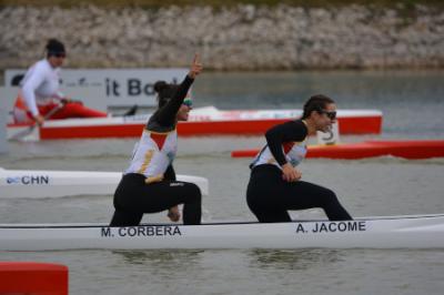 Medalla de plata para ANTÍA JÁCOME y MARÍA CORBERA en c2 500.