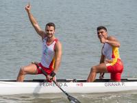 PABLO GRAÑA y ALBERTO PEDRERO Campeones del Mundo en C2 200m