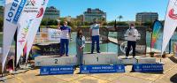 Piragüismo Aranjuez,  Kayak Tudense y  Náutico Sevilla, podio del  Campeonato de España de Invierno