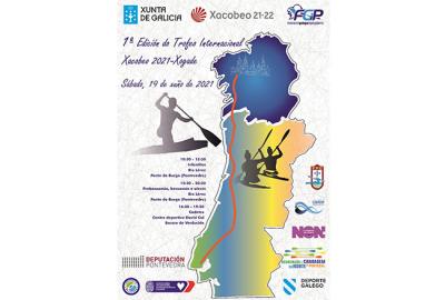 Tono Campos y Tania Álvarez apadrinan el trofeo XACOBEO 2021 Tono Campos y Tania Álvarez apadrinan el trofeo XACOBEO 2021