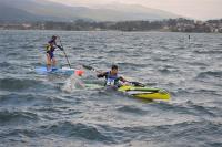 Club piragüismo Cambados se lleva el V trofeo concello de Rianxo de kayak de mar