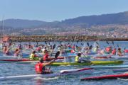  El Trofeo Internacional Concello de Vigo Semana Abanca se consolida como cita referentes del Kayak de Mar en el Atlántico, con dos centenares de palistas 