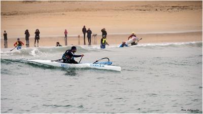 Suso Pérez se consagra como rey de la Lanzada Ocean Race y la promesa lusa Bernardo Ferreira da la campanada en el Surfski 