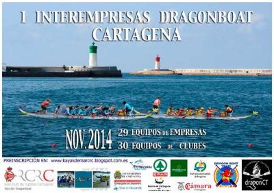1er Interempresas DRAGON BOAT en Cartagena