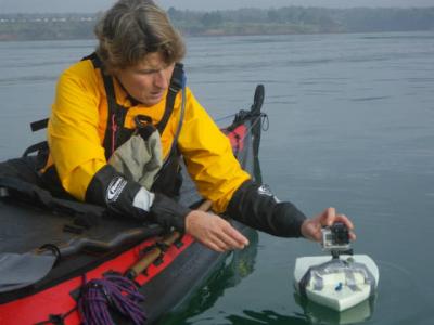 Anne Quéméré se prepara para el “Paso del Noroeste” en kayak Anne Quéméré se prepara para el “Paso del Noroeste” en kayak