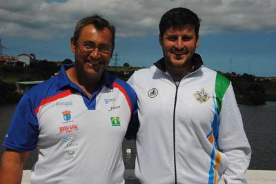 David Cal, Carlos Pérez Rial 'Perucho' y Enrique Míguez, todos medallistas olímpicos, participarán el próximo sábado en el Descenso del Miño