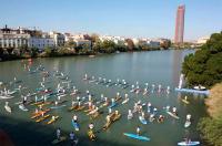 El Club Piragüismo Triana, protagonista en la Copa de España de paddle surf