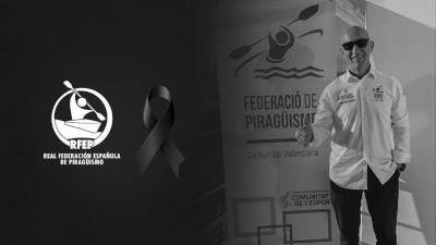 Fallecimiento de Juan Antonio Cinto, presidente de la Federación de Piragüismo de la Comunitat Valenciana Fallecimiento de Juan Antonio Cinto, presidente de la Federación de Piragüismo de la Comunitat Valenciana