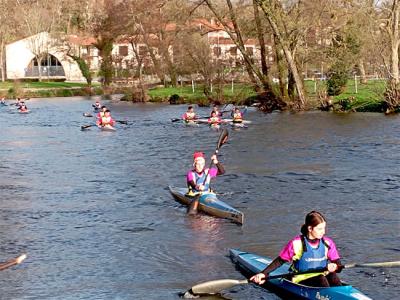 San Silvestre en piragua