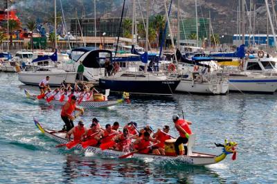 Éxito de participación en el I Interempresas de Dragón Boat en Cartagena