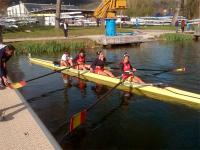 26 representantes del remo andaluz se concentran entre Sevilla y Banyoles preparando las citas internacionales del verano.