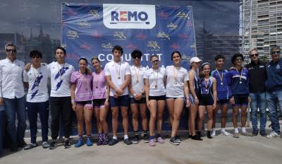 3 oros, 5 platas y 2 bronces en la III Regata de Remo Olímpico en Alicante 