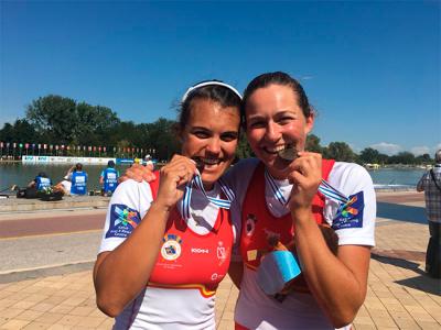 Aina Cid y Anna Boada logran una histórica medalla de bronce en el Mundial de Remo
