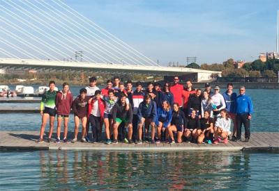 Concentración de la selección andaluza de remo Concentración de la selección andaluza de remo