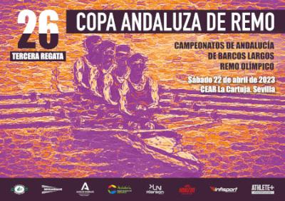 El Campeonato de Andalucía de barcos largos de remo olímpico, en el CEAR La Cartuja 
