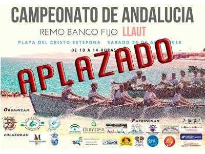 El fuerte viento de Poniente y el oleaje en Estepona obligan a aplazar la competición, que se traslada a La Línea el 13 de mayo. El fuerte viento de Poniente y el oleaje en Estepona obligan a aplazar la competición, que se traslada a La Línea el 13 de mayo.