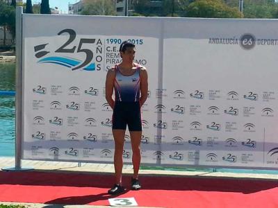 El remero juvenil Álvaro Blanco, del Náutico de Vigo, concentrado con España El remero juvenil Álvaro Blanco, del Náutico de Vigo, concentrado con España