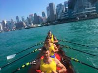 El remo andaluz triunfa en la Around the island race de Hong Kong