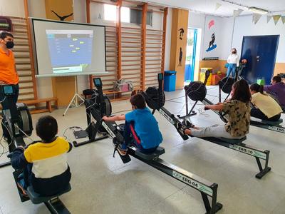 El remo. incluido en el programa de las Miniolimpiadas escolares de la Fundación Andalucía Olímpica El remo. incluido en el programa de las Miniolimpiadas escolares de la Fundación Andalucía Olímpica