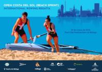 I Open Costa del Sol beach sprint, con 124 tripulaciones de cinco comunidades en La Malagueta