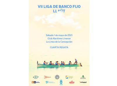 La cuarta regata de la VII Liga Andaluza de remo en banco fijo llaut, en La Línea con participación de Cádiz y Málaga