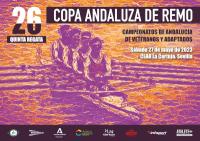 La quinta regata de la Copa de Andalucía de remo olímpico, en el CEAR La Cartuja