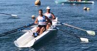 Medalla de plata para Francisco Javier Álvarez Paz e Isaac Prada Fernández, del Club Remo do Miño de Tui en Caminha (Portugal)