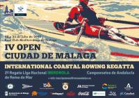 Open Ciudad de Málaga y Campeonato de Andalucía de remo de mar, con presencia internacional