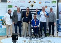 Oro Javier García Martínez en Paralímpico y Bronce Raúl Miguel Sánchez Hernández en absoluto, en el Campeonato de España de remoergómetro en Zaragoza