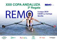  Tercera regata de la Copa de Andalucía de remo, en el La Cartuja